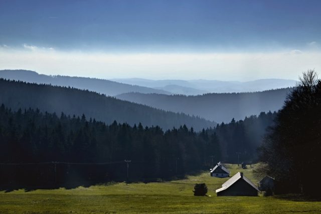 Výhled na Orlické hory od Masarykovy chaty | foto: Jiřina Šmídová,  Český rozhlas