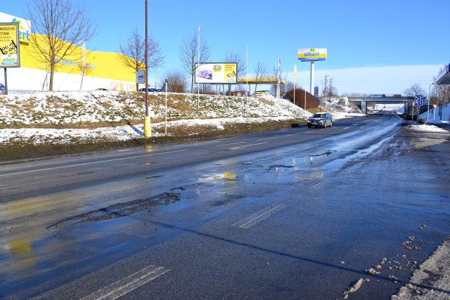 Výtluky na silnici I/34 ve Svitavách | foto: Zuzana Pustinová,  Městský úřad Svitavy