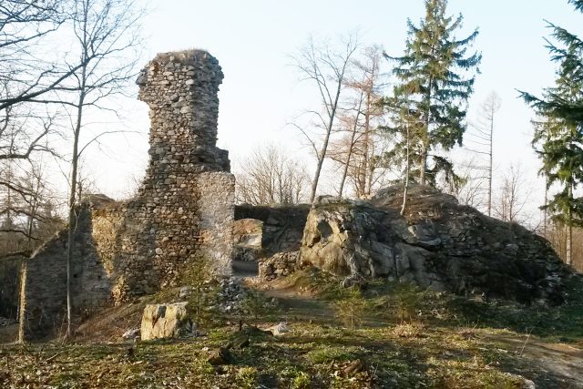 Zřícenina hradu Rabštejn | foto: Josef Kopecký,  Český rozhlas