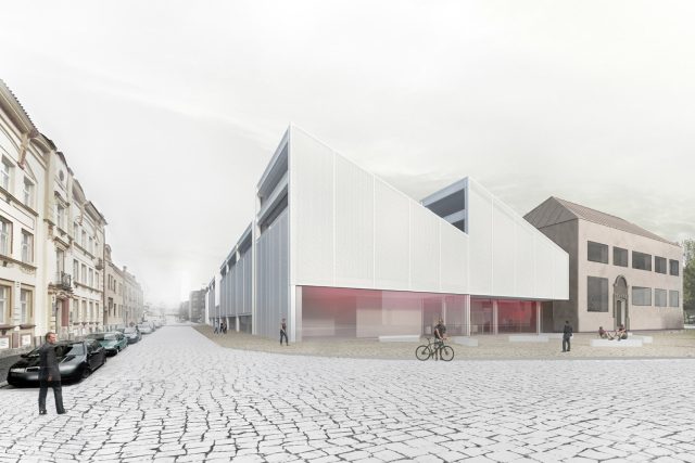 Vítězný návrh chrudimské sportovní haly,  který vzešel z architektonické soutěže | foto: Město Chrudim