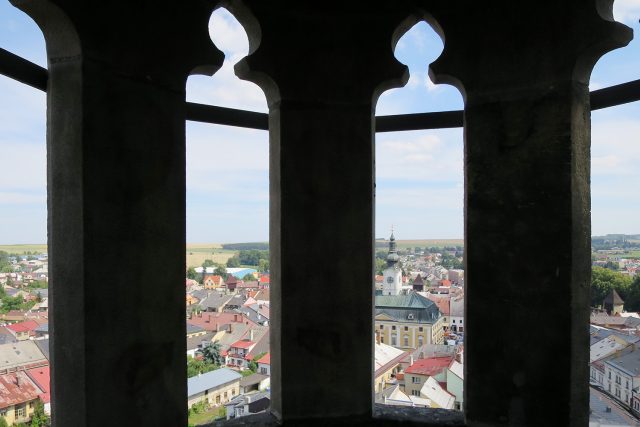 Pohled z ochozu věže kostela sv. Jakuba v Poličce | foto: Tereza Brázdová,  Český rozhlas