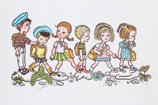Ilustrace z knihy Děti z Bullerbynu autorky Astrid Lindgrenové | foto: Helena Zmatlíková,  Nakladatelství Albatros