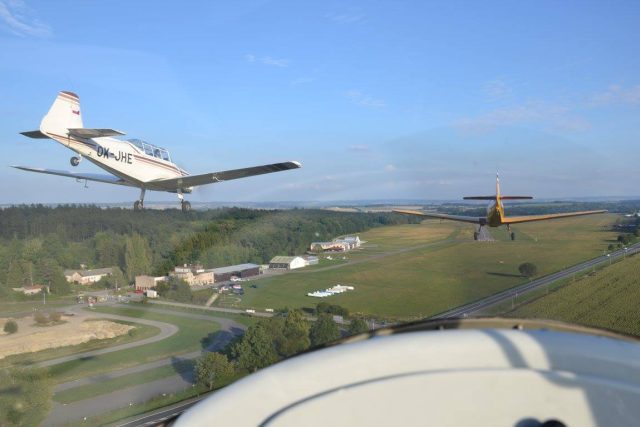 Letiště z pohledu pilota | foto: AK Vysoké Mýto