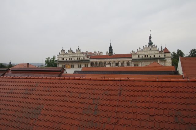 Vyhlídka Červené věže nabízí netradiční pohled směrem k litomyšlskému zámku | foto: Tereza Brázdová,  Český rozhlas