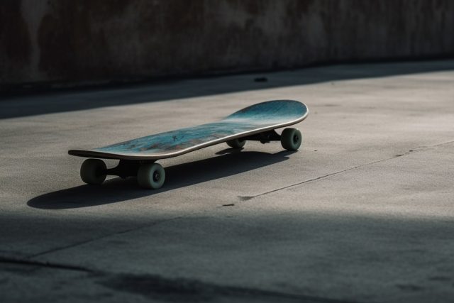 Skateboard na betonovém chodníku | foto: Profimedia