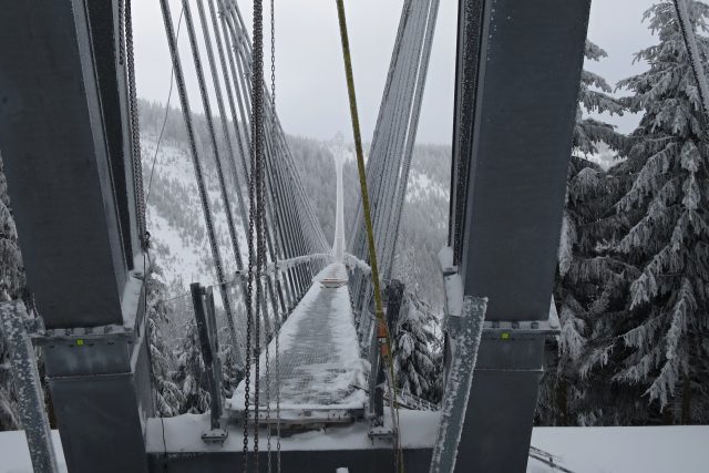 Visutý most je dlouhý 721 metrů | foto: Tereza Brázdová,  Český rozhlas