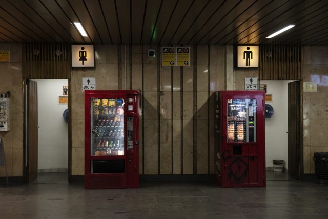 Veřejné toalety v pražském metru | foto: Richard Mundl,  ČTK