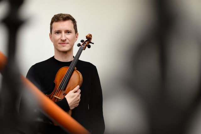 Houslista Josef Špaček | foto: Jan Ptáček,  Český rozhlas