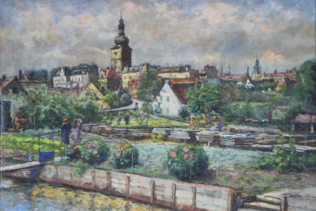 Alois Srnský - Zamastilovo zahradnictví,  nedatováno | foto: Městská galerie Vysoké Mýto