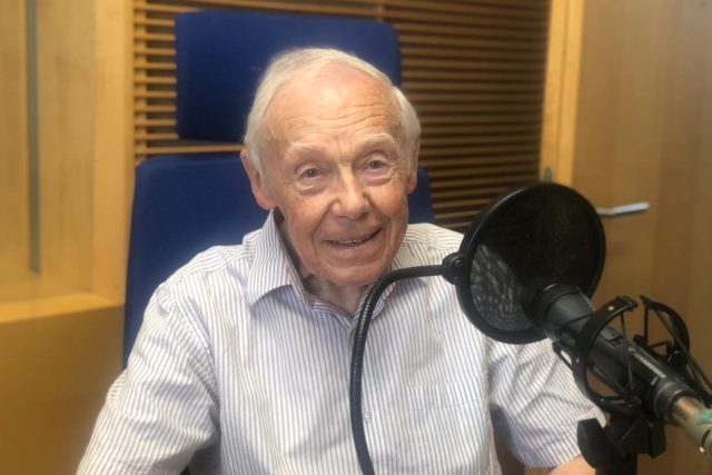 Bohumil Galásek,  bývalý pedagog,  kronikář města Zlína | foto: Růžena Vorlová,  Český rozhlas