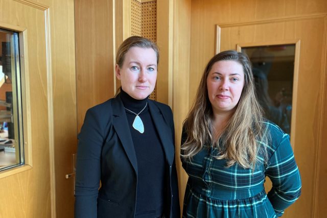 Petra Bajerová a Veronika Lacinová Najmanová | foto: Eva Horáková,  Český rozhlas