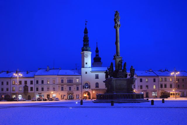 Noční Moravská Třebová v zimě | foto: Profimedia