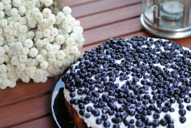 Borůvkový koláč | foto: Ilona Sovová,  Holka v zástěře