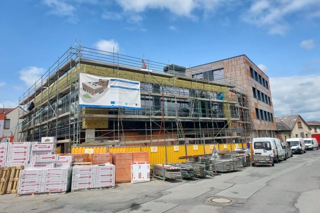 Stavba nové knihovny v České Třebové  (11. 6. 2025) | foto: město České Třebová