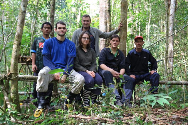 Výzkumný tým z Přírodovědecké fakulty Univerzity Palackého na Borneu | foto: Michal Sochor