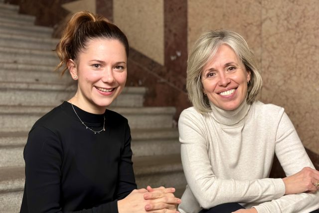 Ivana Korolová s Alenou Zárybnickou | foto: Zdeněk Novák,  Český rozhlas