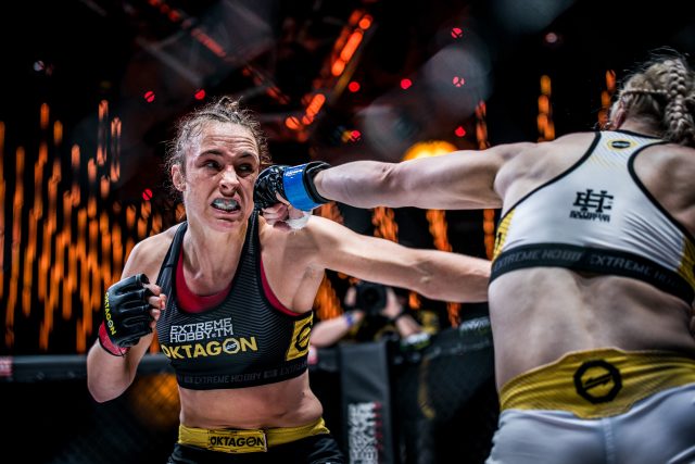 Zápasnice Lucie Pudilová v ringu | foto: Oktagon MMA