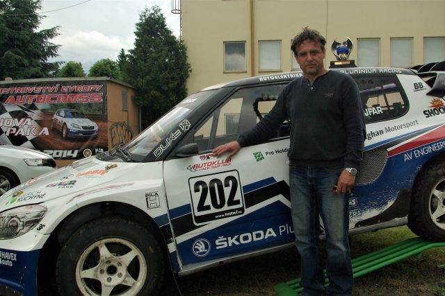 Václav Fejfar na Dětském dni v roce 2014 u stadionu v Jičíně | foto: Vladislava Wildová,  Český rozhlas