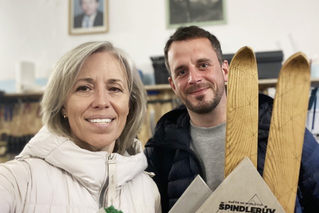 Alena Zárybnická s Martinem Plůchou | foto: Alena Zárybnická,  Český rozhlas