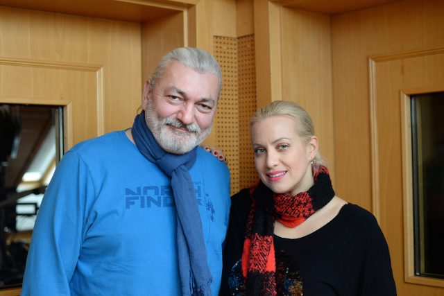 Daniel Hůlka s Terezou Mátlovou | foto: Honza Ptáček,  Český rozhlas