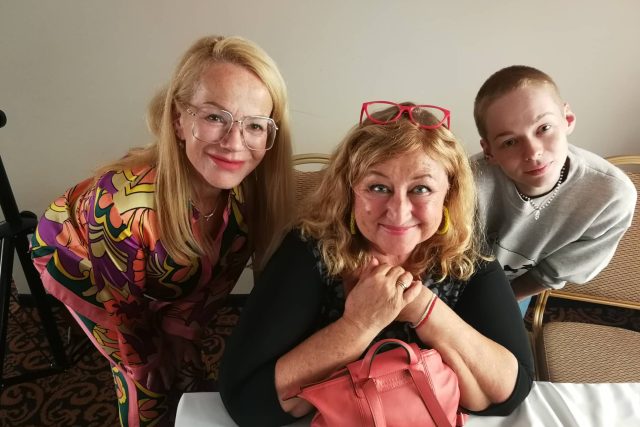 Jitka Asterová,  Halina Pawlowská a Anna Kameníková | foto: Jaroslav Pokorný,  Český rozhlas