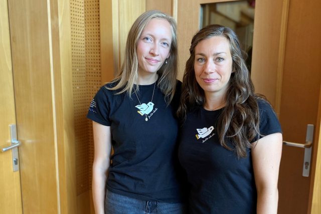 Anežka Benešová a Martina Sirová | foto: Eva Horáková,  Český rozhlas