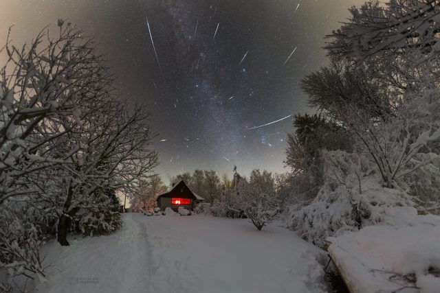 Geminidy budou letos v zimě unikátní | foto: Petr Horálek
