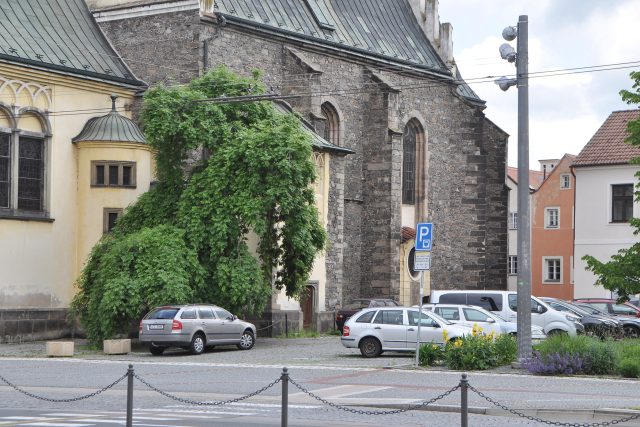Prostranství u kostela sv. Bartoloměje se výrazně změní | foto: Josef Ženatý,  Český rozhlas