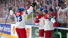 Čeští hokejisté hrají na mistrovství světa s Norskem